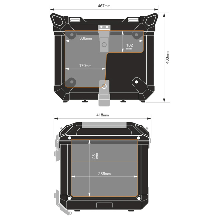YOLCO kompresorová lednice MCX17 BLACK 17 l