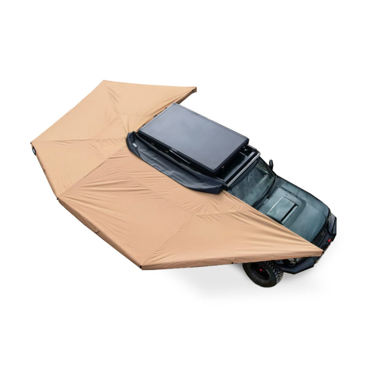 OFFLANDER samonosná boční markýza Batwing+ 270 R– 2,5 m