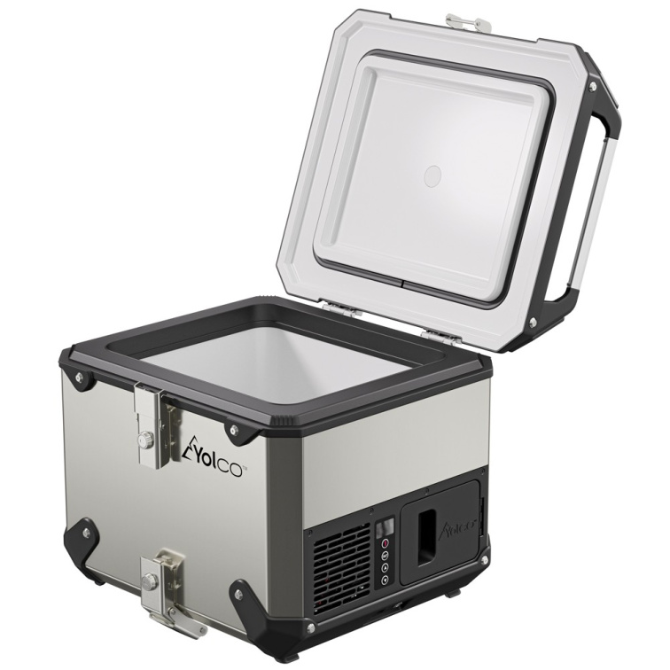 YOLCO kompresorová lednice MCX17 SILVER 17 l