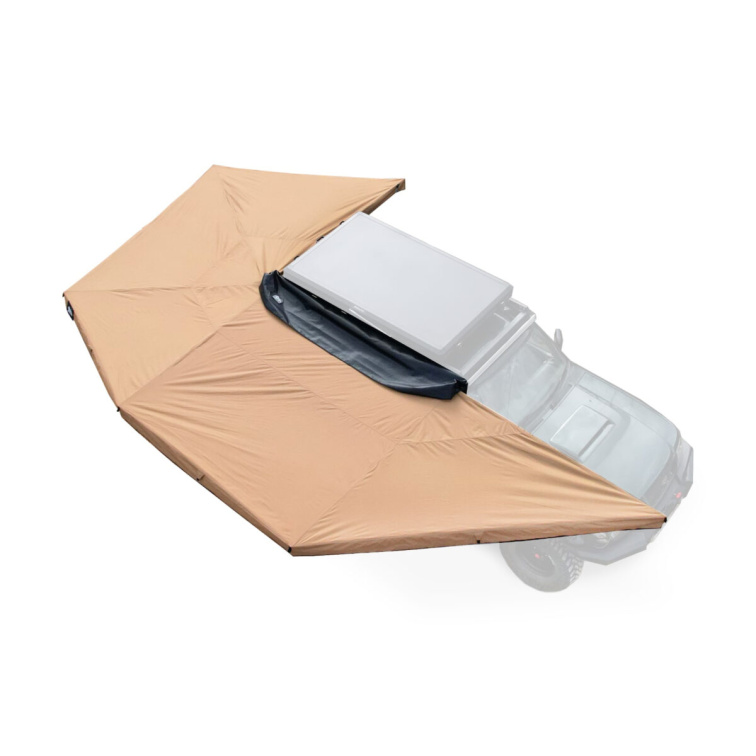 OFFLANDER samonosná boční markýza Batwing+ 270 R– 2,5 m