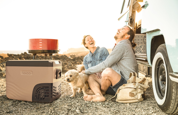 YOLCO kompresorová lednice KX40 SAND 37 l