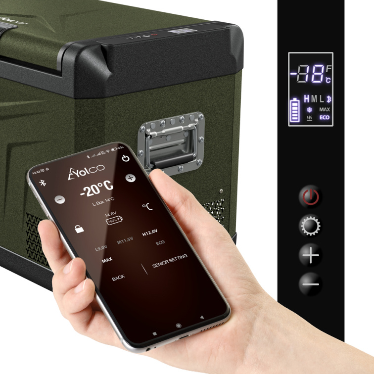 YOLCO kompresorová lednice GCX47 GREEN 47 l