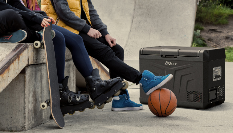 YOLCO kompresorová lednice GCX47 BLACK 47 l