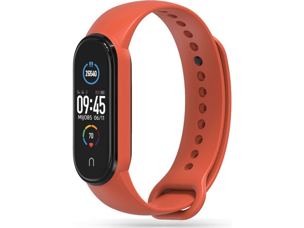 Řemínek pro Xiaomi Mi Band 5 / 6 / 7 - Tech-Protect, Iconband Orange