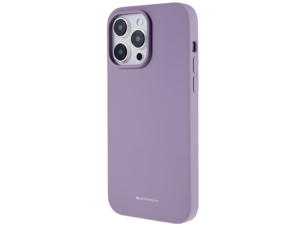 Ochranný kryt na iPhone 15 Pro - Mercury, Silicone Purple