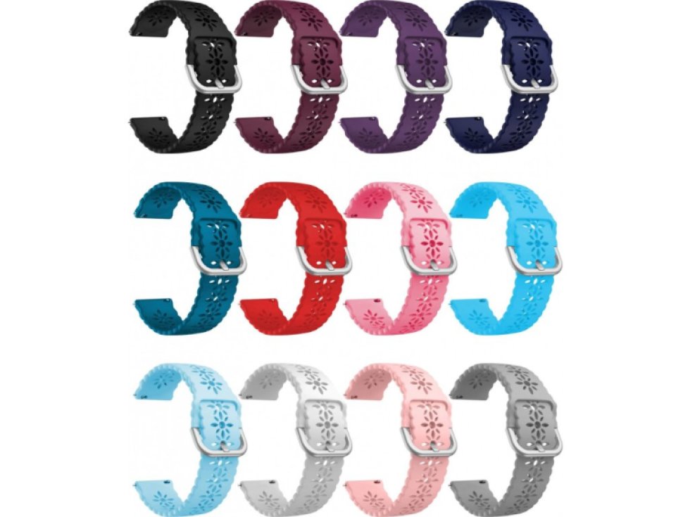 Řemínek s perforováním a přezkovým zapínáním 22mm