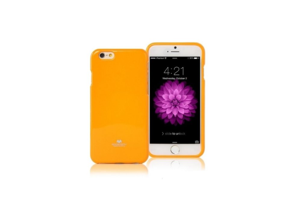 Pouzdro / kryt pro Apple iPhone 6 / 6S - Mercury, Jelly Case Yellow