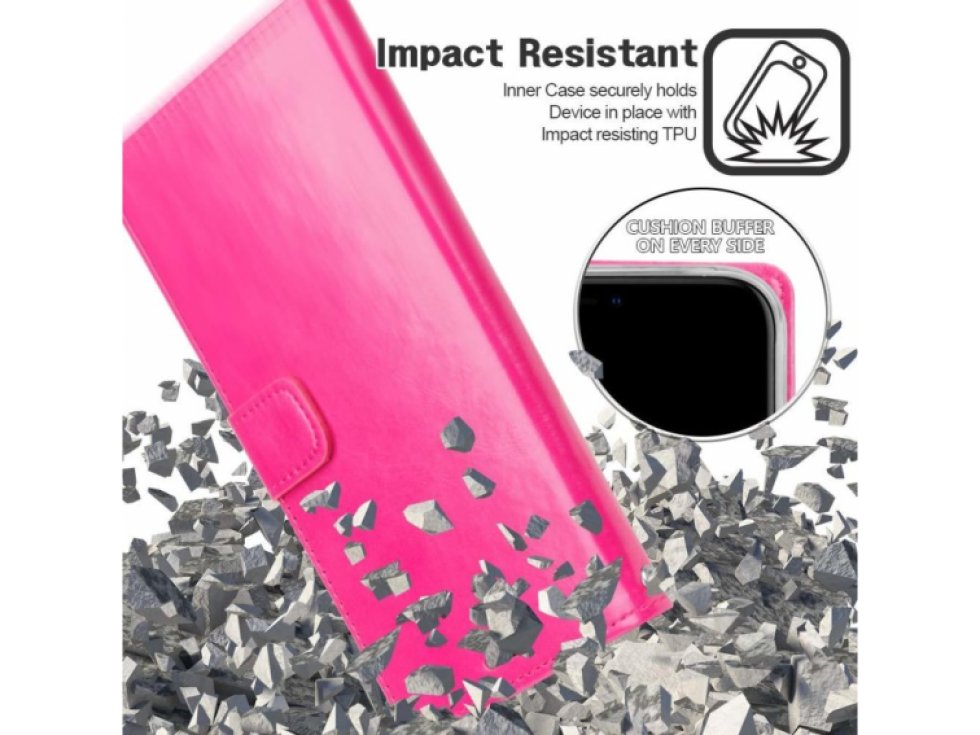 Pouzdro / kryt pro iPhone XS MAX - Mercury, Bluemoon Diary HotPink