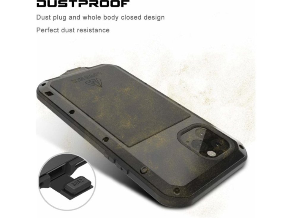 Ochranný kryt na iPhone 11 Pro - LOVE MEI, Powerful Black