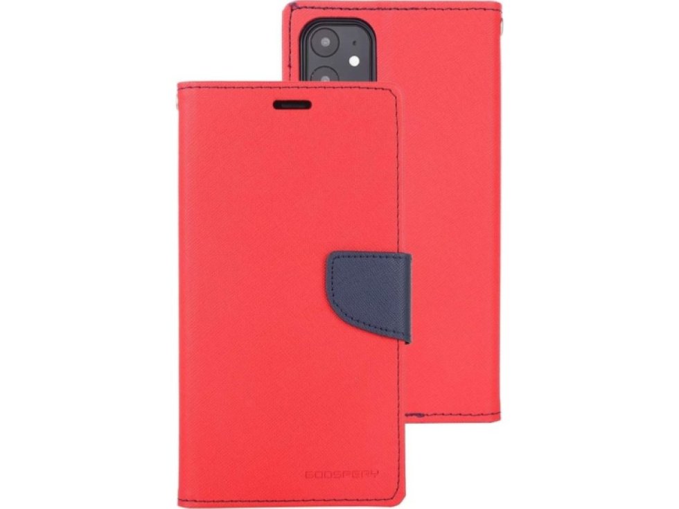Pouzdro na iPhone 11 - Mercury, Fancy Diary Red/Navy
