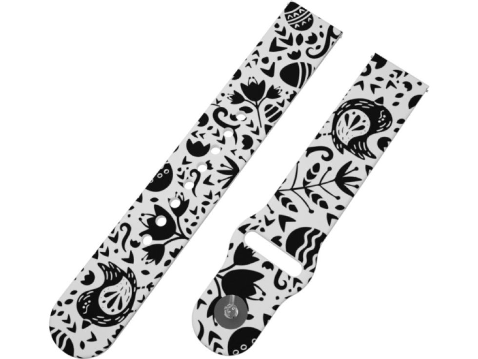 ČERNOBÍLÁ KUŘÁTKA řemínek 22 mm