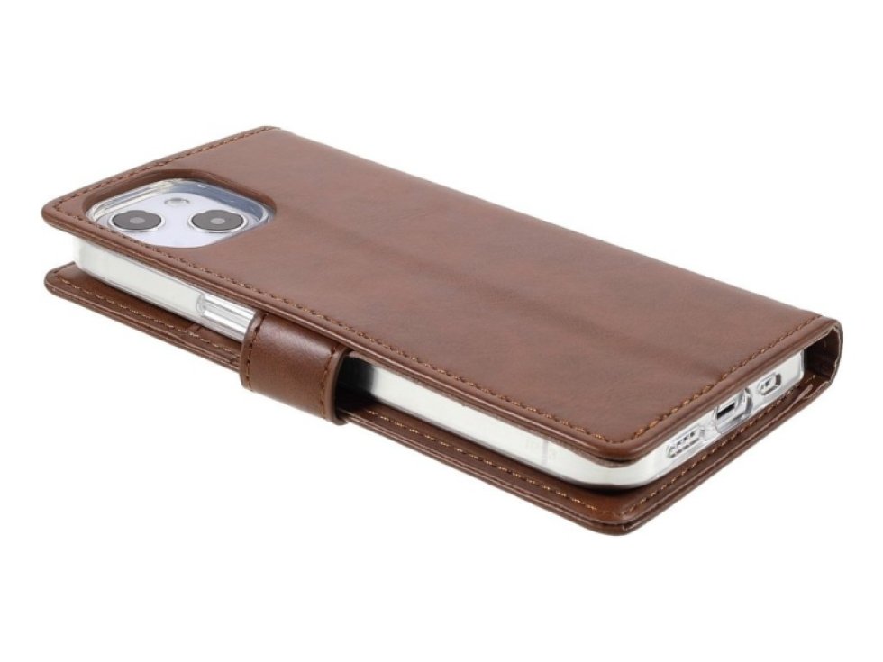 Ochranné pouzdro pro iPhone 13 mini - Mercury, Bluemoon Diary Brown