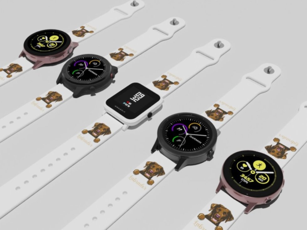 Hnědý labrador řemínek 20 mm