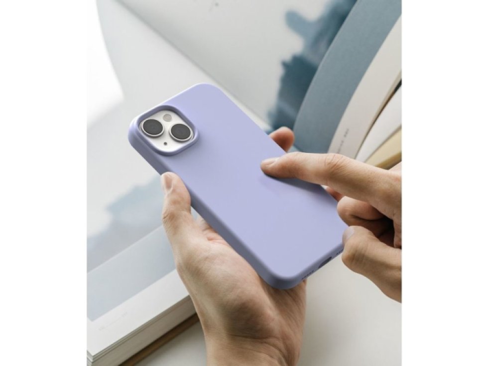 Ochranný kryt pro iPhone 14 PLUS - Ringke, Silicone Lavender