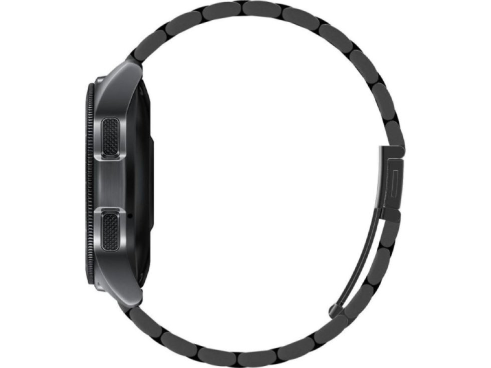 Kovový řemínek pro Samsung Galaxy Watch 40mm / 41mm / 42mm / 44mm / 46mm - Spigen, Modern Fit Black