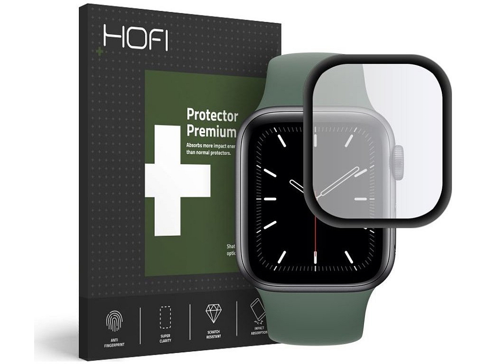 Hybridní ochranné sklo pro Apple Watch 40mm - Hofi, Hybrid Glass
