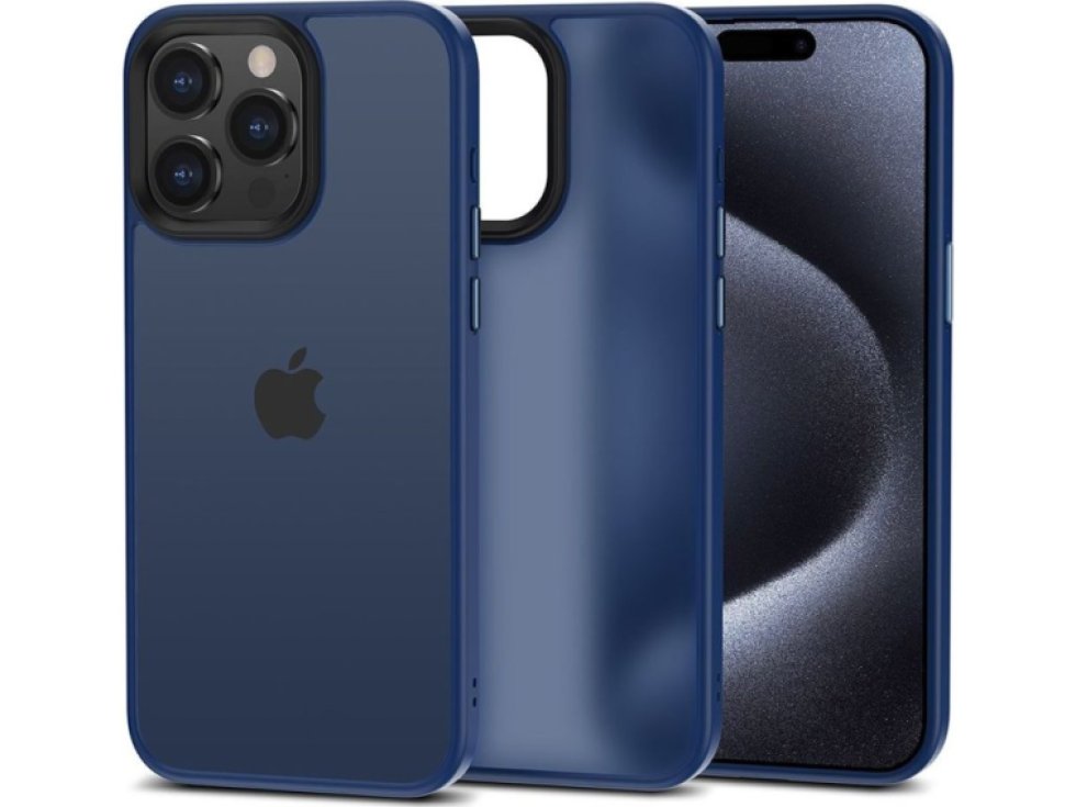 Ochranný kryt na iPhone 15 Pro MAX - Tech-Protect, Magmat Matte Navy