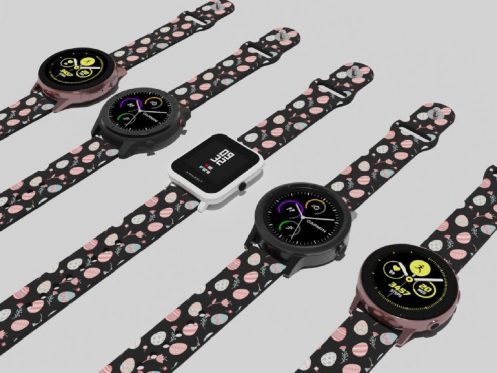 VAJÍČKA A KYTIČKY řemínek 22 mm