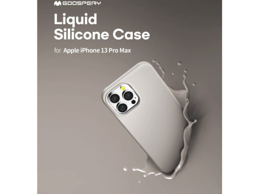 Ochranný kryt pro iPhone 13 Pro MAX - Mercury, Silicone Stone