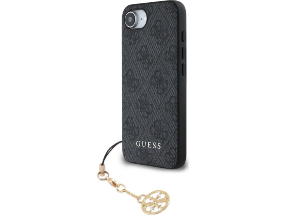Ochranný kryt na iPhone 16e - Guess, 4G Charm Gray GUHCPSE4GF4GCK