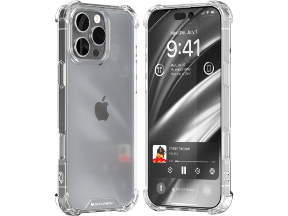 Ochranný kryt na iPhone 16 Pro MAX - Mercury, SuperProtect Transparent