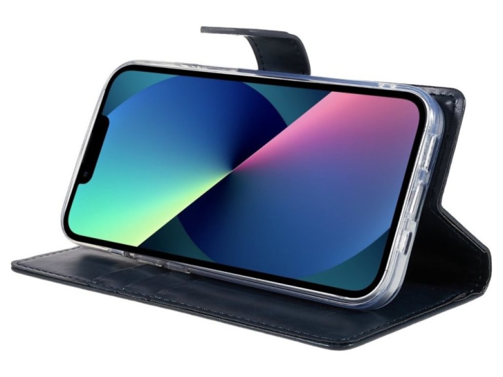 Ochranné pouzdro pro iPhone 14 PLUS - Mercury, Bluemoon Diary Navy