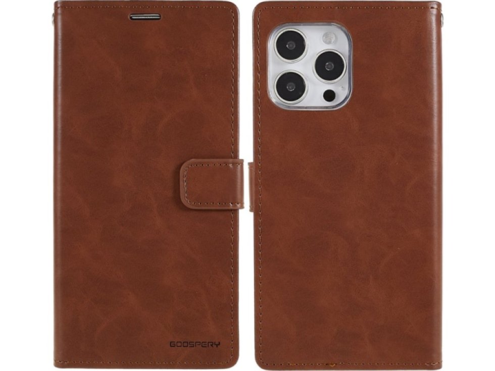 Ochranné pouzdro pro iPhone 14 Pro MAX - Mercury, Bluemoon Diary Brown