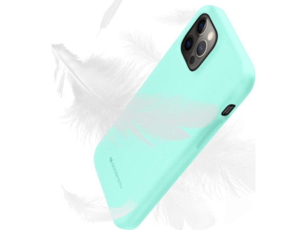 Ochranný kryt pro iPhone 12 Pro MAX - Mercury, Soft Feeling Mint
