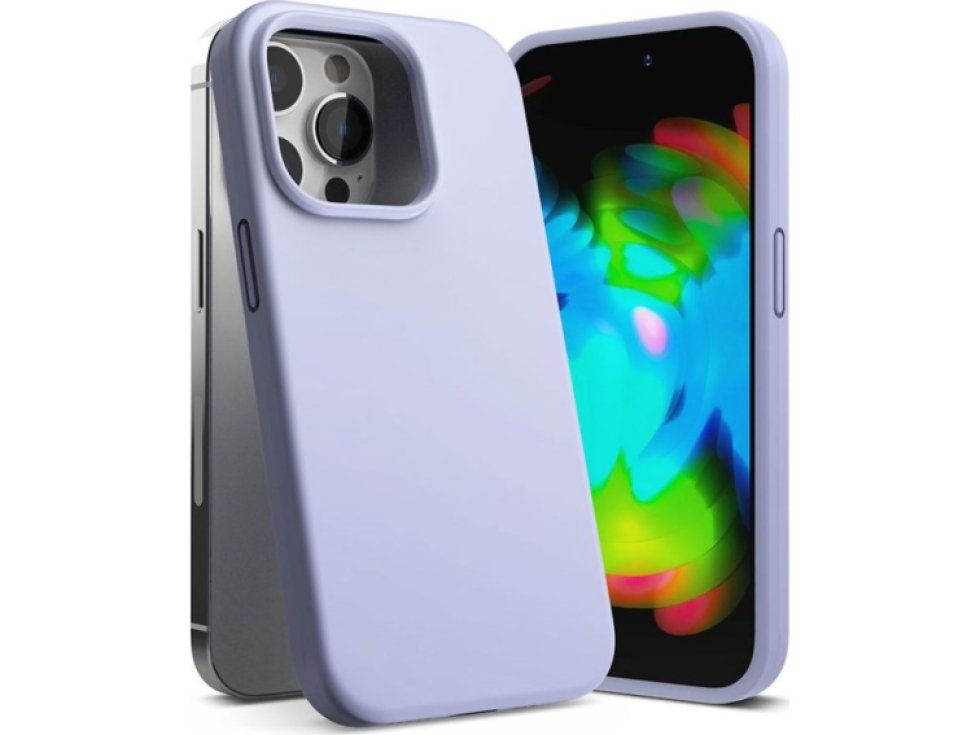 Ochranný kryt pro iPhone 14 Pro MAX - Ringke, Air Silicone Lavender