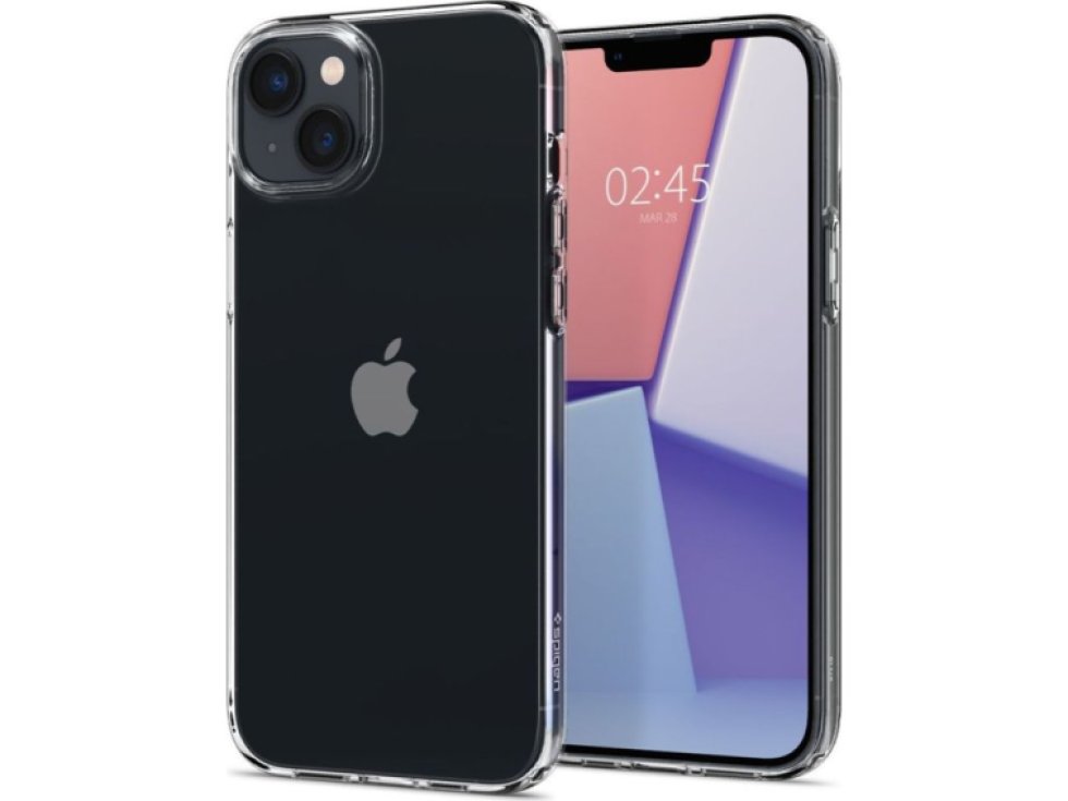 Ochranný kryt pro iPhone 14 - Spigen, Liquid Crystal Crystal Clear