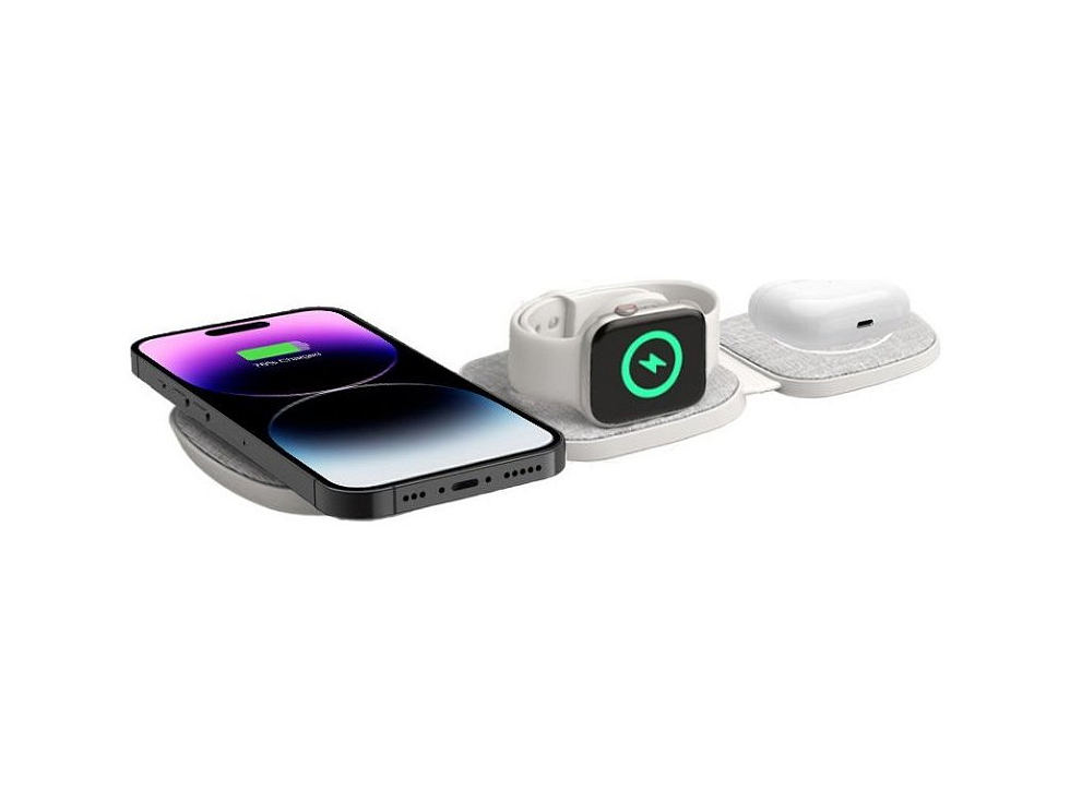 Nabíječka pro iPhone, Apple Watch a AirPods - Tech-Protect, A32 MagSafe Wireless Charger White