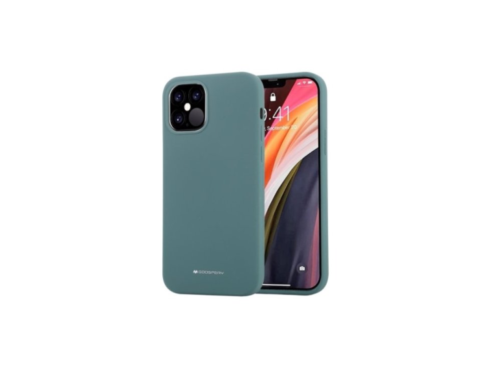 Ochranný kryt pro iPhone 11 Pro - Mercury, Silicone Green