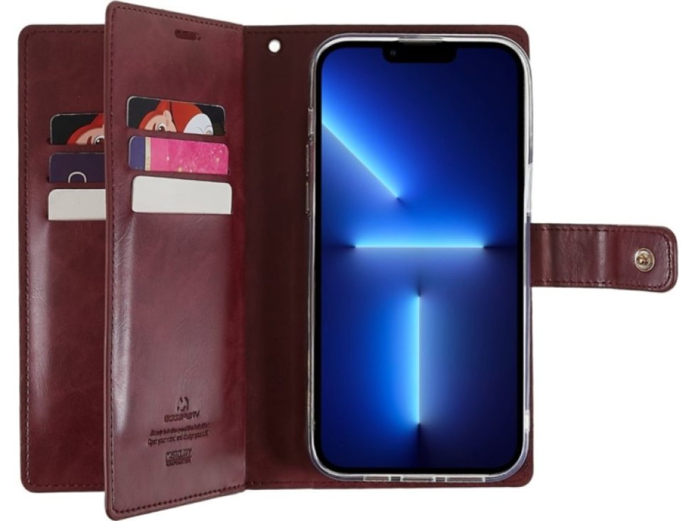 Ochranné pouzdro na iPhone 15 Pro - Mercury, Mansoor Diary Wine