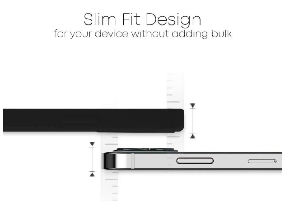 Ochranný kryt pro iPhone 12 / 12 Pro - Mercury, Silicone Black