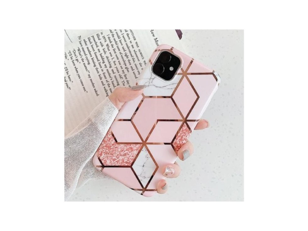 Ochranný kryt pro iPhone 11 - Geometric Pink