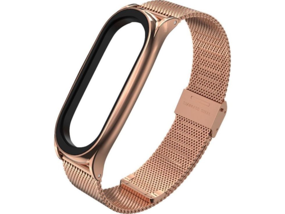 Řemínek pro Xiaomi Mi Band 7 - Tech-Protect, Milaneseband Rose