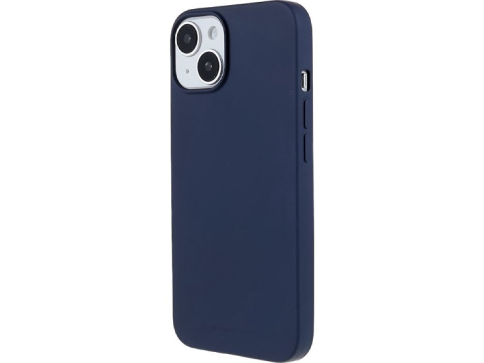 Ochranný kryt pro iPhone 14 - Mercury, Soft Feeling Midnight Blue