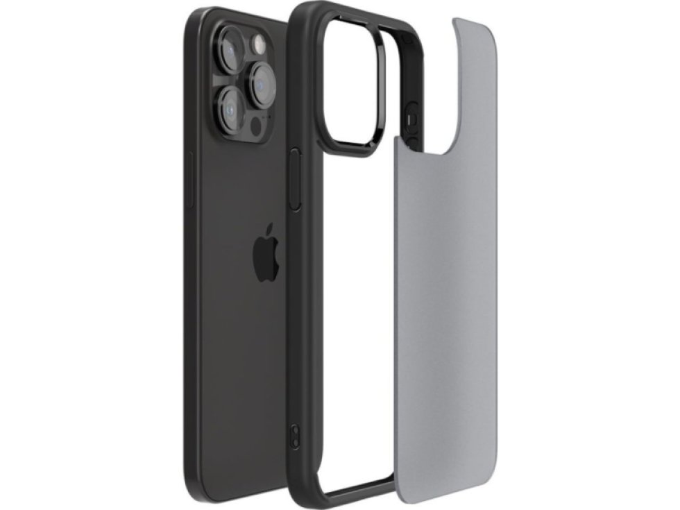 Ochranný kryt na iPhone 15 Pro - Spigen, Ultra Hybrid Frost Black