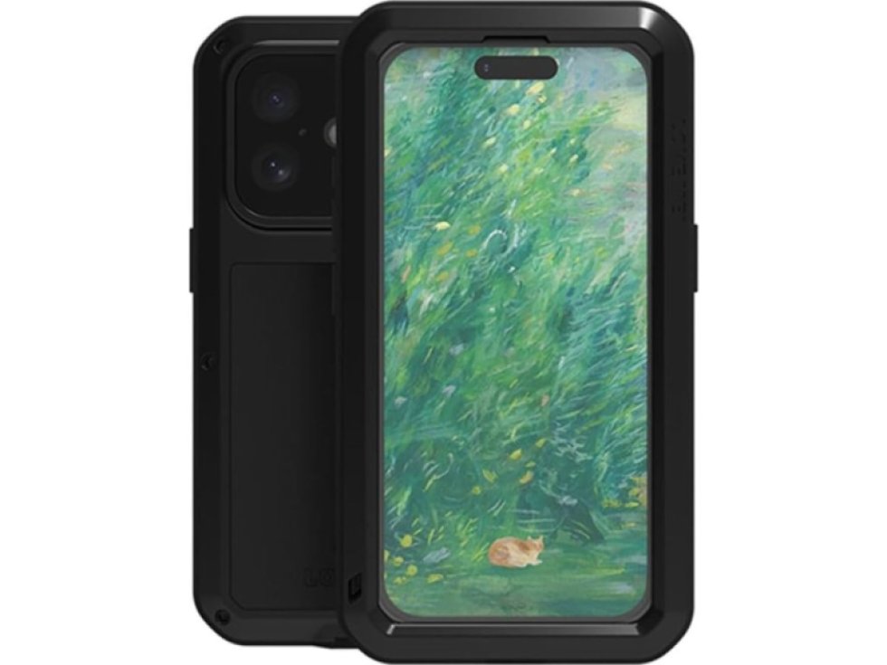 Ochranný kryt na iPhone 16 - LOVE MEI, Powerful Black