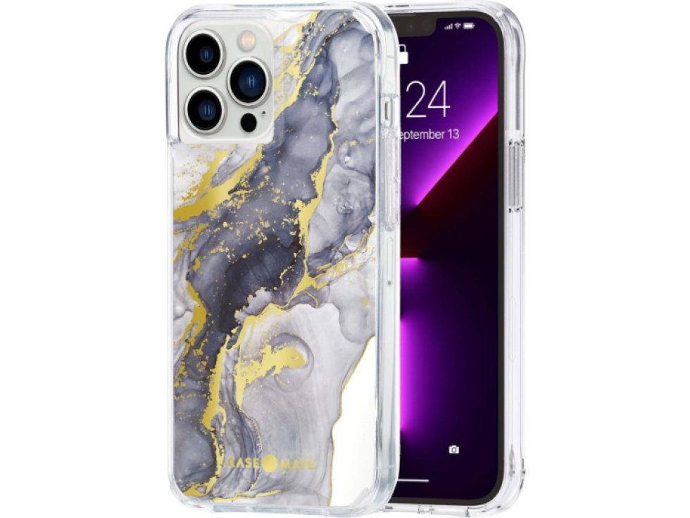 Tough Print pro iPhone 12 Pro MAX / 13 Pro MAX CM047452 modrá