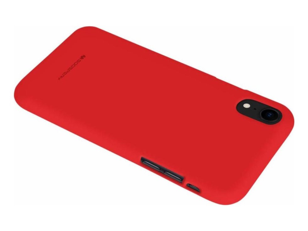 Ochranný kryt pro iPhone XR - Mercury, Soft Feeling Red