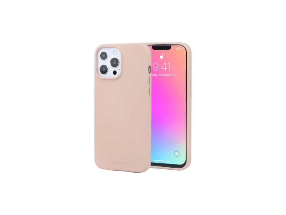 Ochranný kryt pro iPhone 13 Pro MAX - Mercury, Soft Feeling Pink Sand