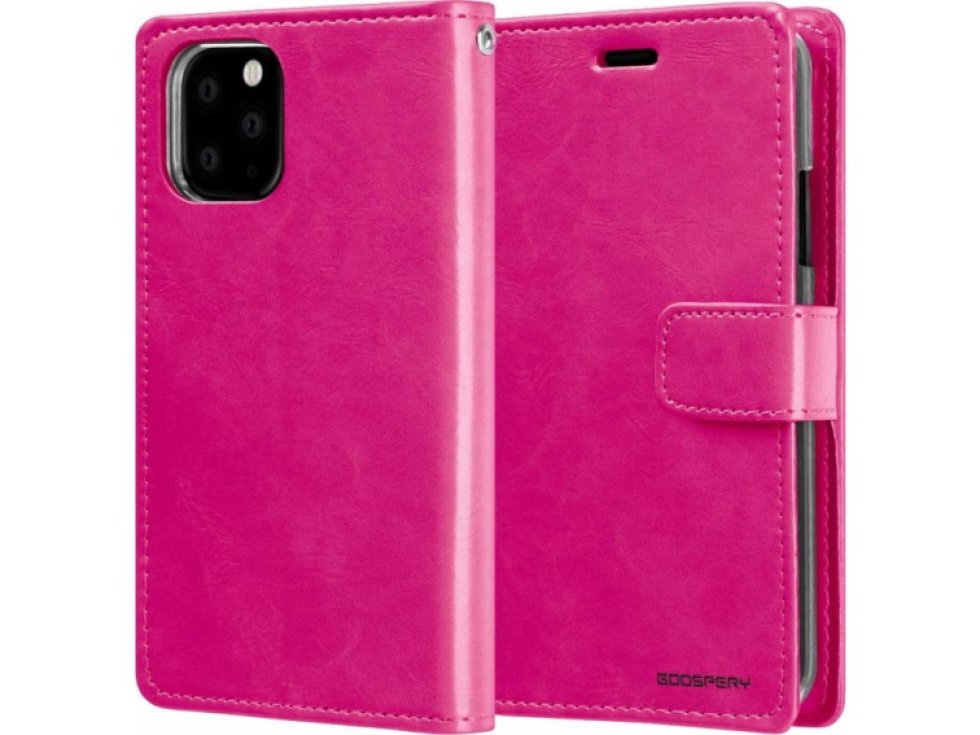 Pouzdro na iPhone 11 Pro - Mercury, Bluemoon Diary HOTPINK