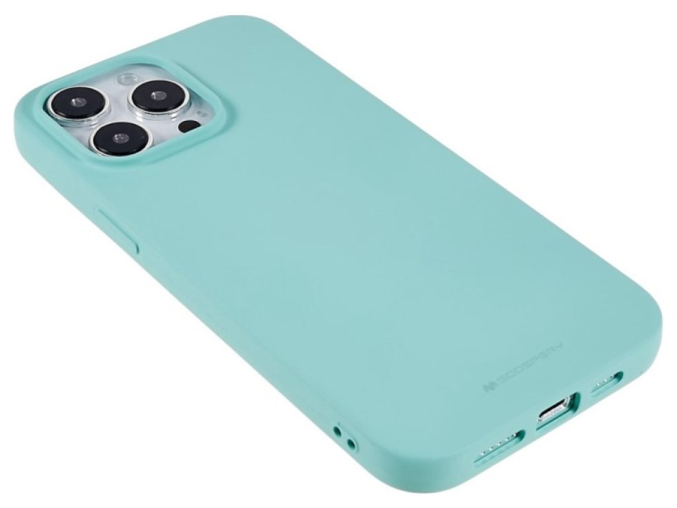 Ochranný kryt na iPhone 15 Pro MAX - Mercury, Soft Feeling Mint