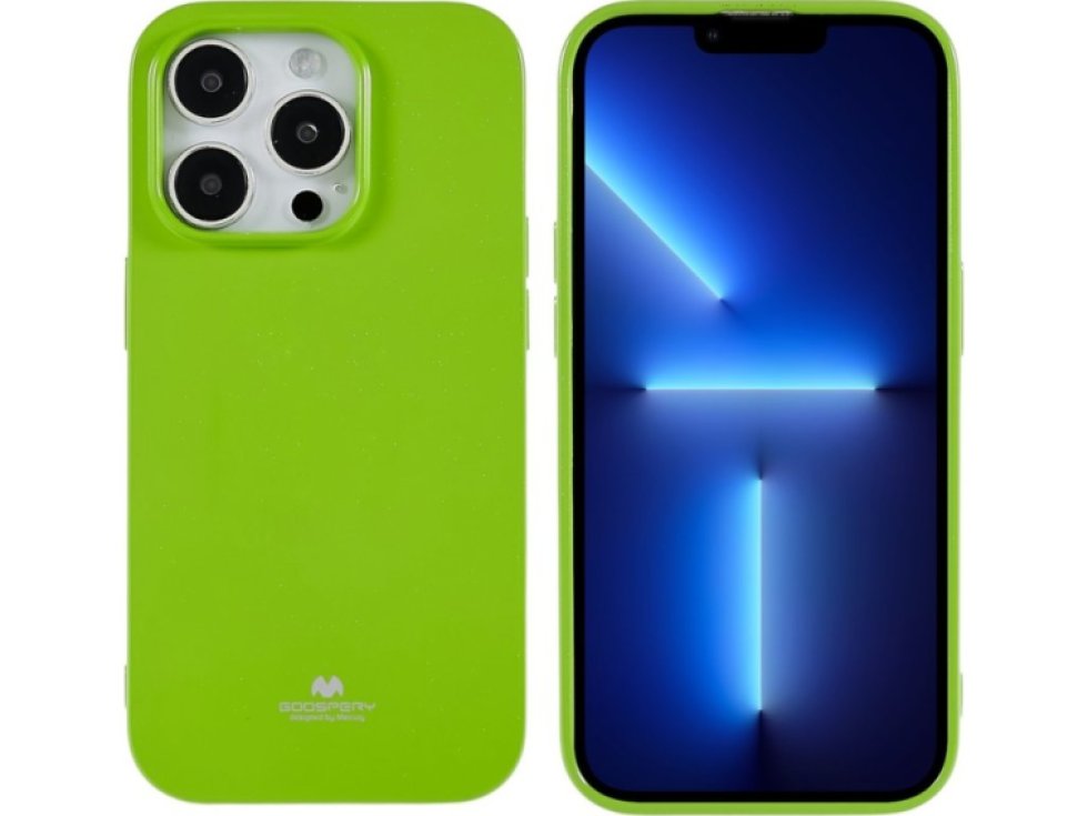 Ochranný kryt pro iPhone 14 Pro MAX - Mercury, Jelly Lime