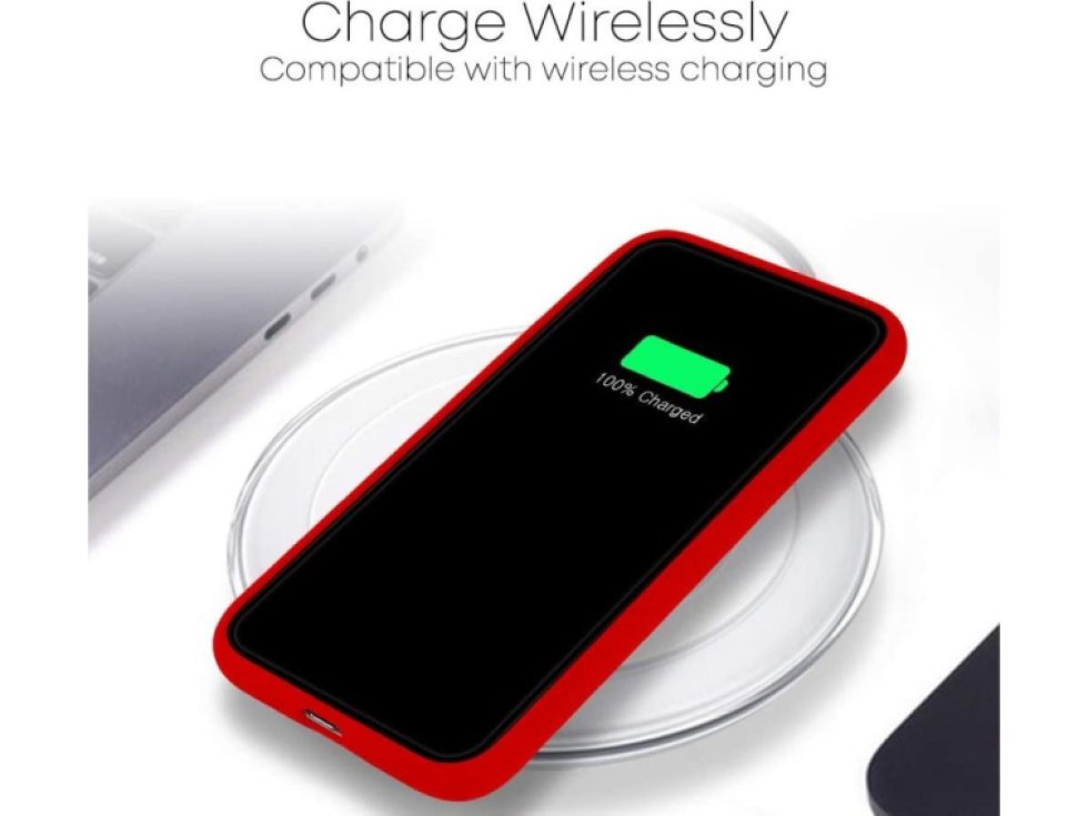 Ochranný kryt pro iPhone XS / X - Mercury, Silicone Red