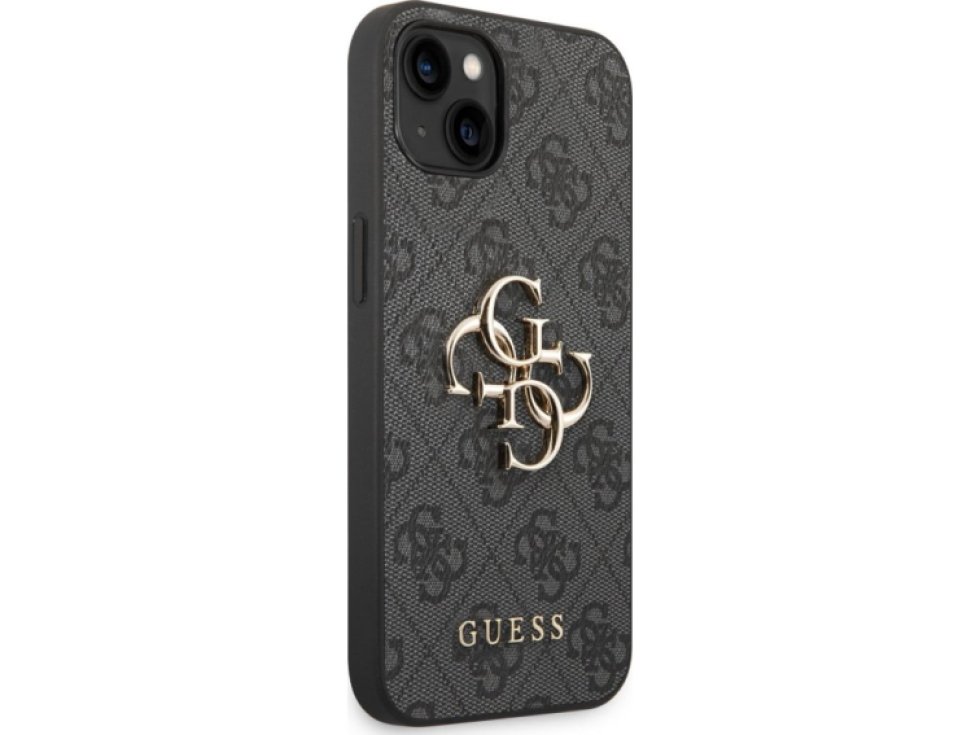 Ochranný kryt pro iPhone 14 - Guess, 4G Logo Back Gray GUHCP14S4GMGGR