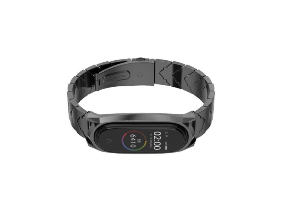 Steelband pro Xiaomi Mi Band 3 / 4 5906735417036 černá