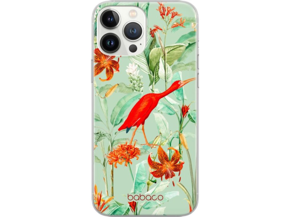 Ochranný kryt pro iPhone 13 mini - Babaco, Flowers 049 Transparent BPCFLOW60669