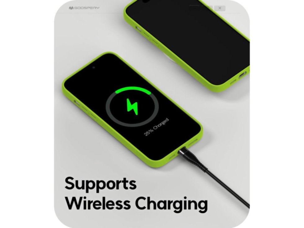 Ochranný kryt na iPhone 15 Pro MAX - Mercury, Jelly Lime